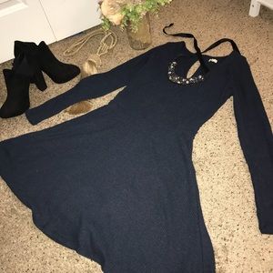 🔥HOT SALE🔥✨ NEW‼️HOLLISTER navy blue dress